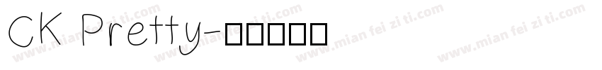 CK Pretty字体转换